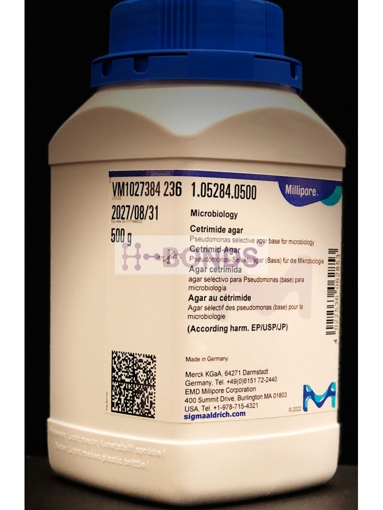 Cetrimide agar Pseudomonas selective agar base for microbiology (According harm. EP/USP/JP)