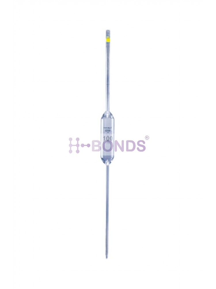 Bulb pipettes, one mark, class AS (Capacity 50ml) 3/pk