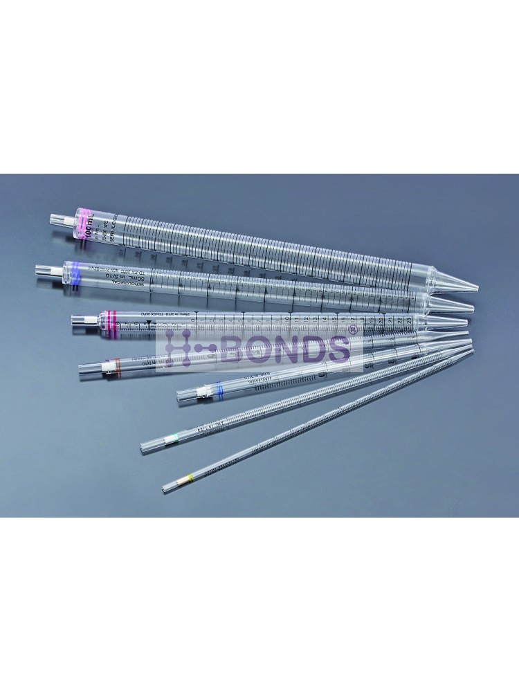 Serological pipettes, Premium Line (Capacity 2ml, Green, Bulk packed 25/bag)
