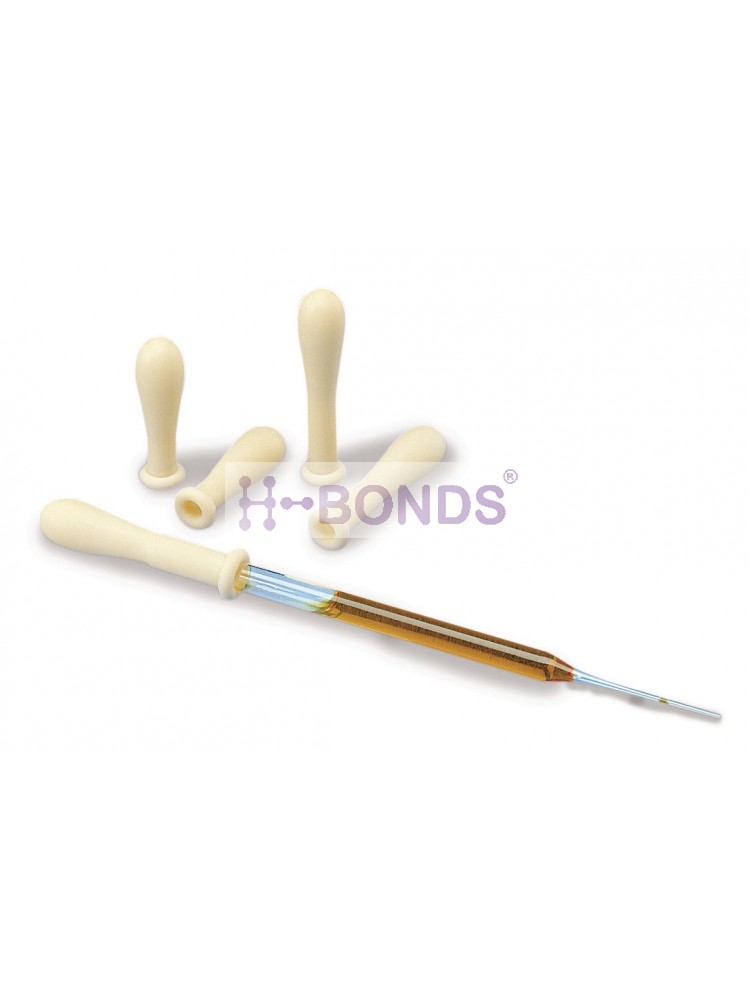 Dropper pipette bulbs, Natural latex (1ml, 38mm)