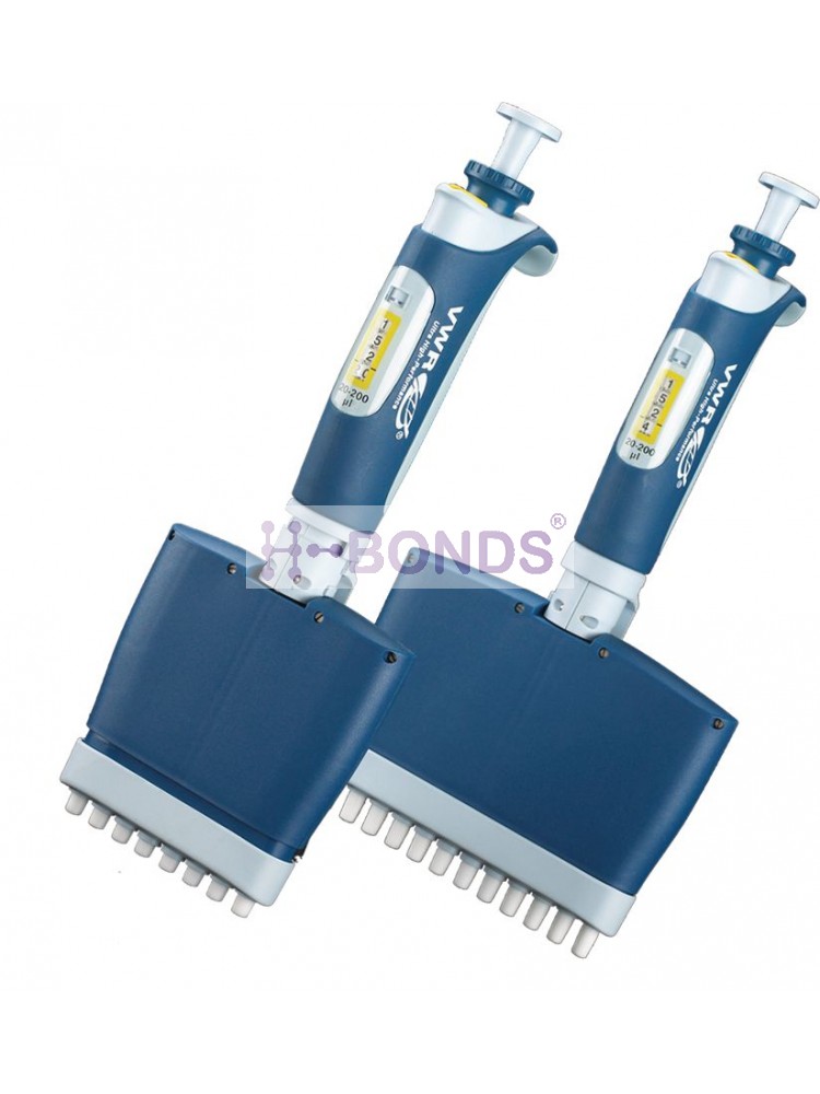 Multi-channel pipettes, mechanical, variable volume, Ultra-High Performance (UHP) - (8 channel, 1 - 10 μl)