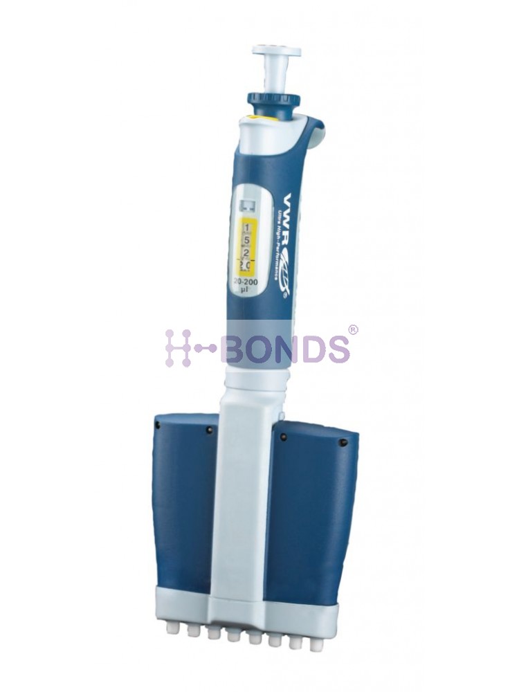 Multi-channel pipettes, mechanical, variable volume, Ultra-High Performance (UHP) - (8 channel, 1 - 10 μl)