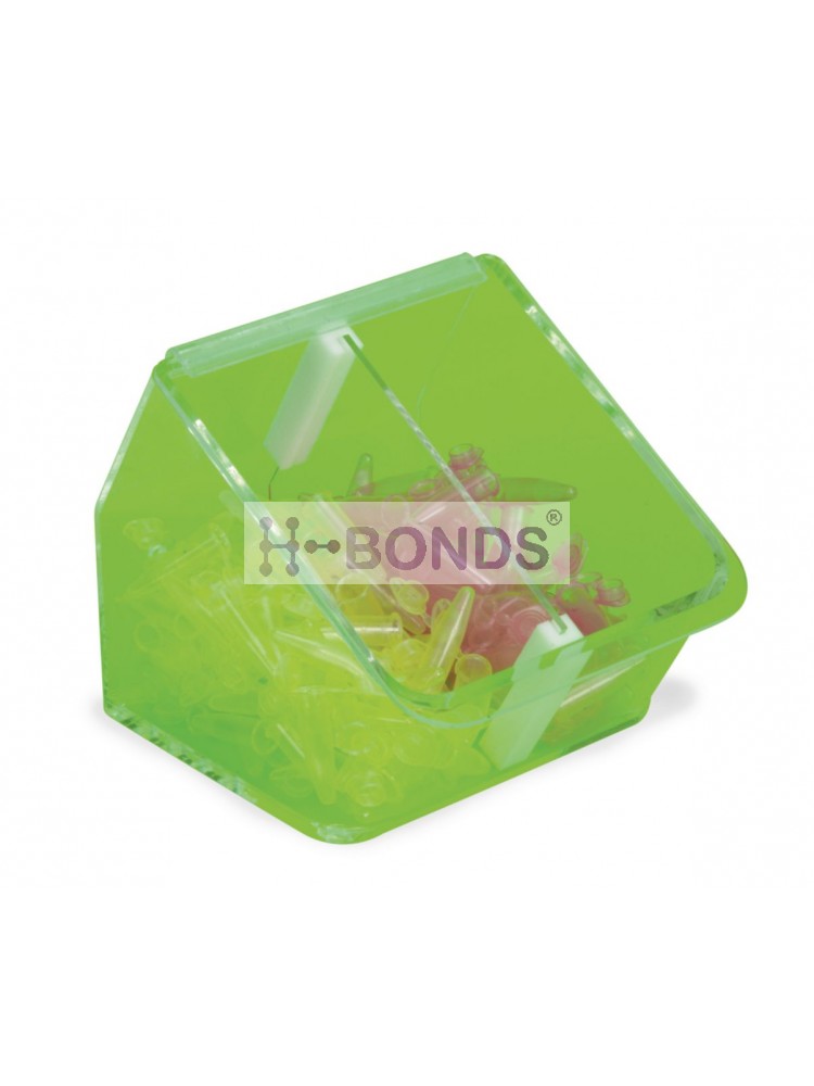 Dispensing bins (Green), 2 compartments (180x155x165mm)
