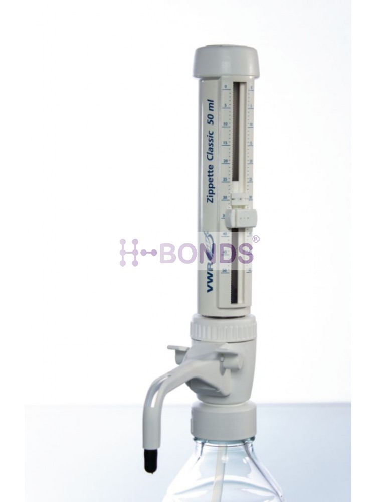 Bottle-top dispensers, Zippette Classic (5 - 50ml, Accuracy +0.3%)