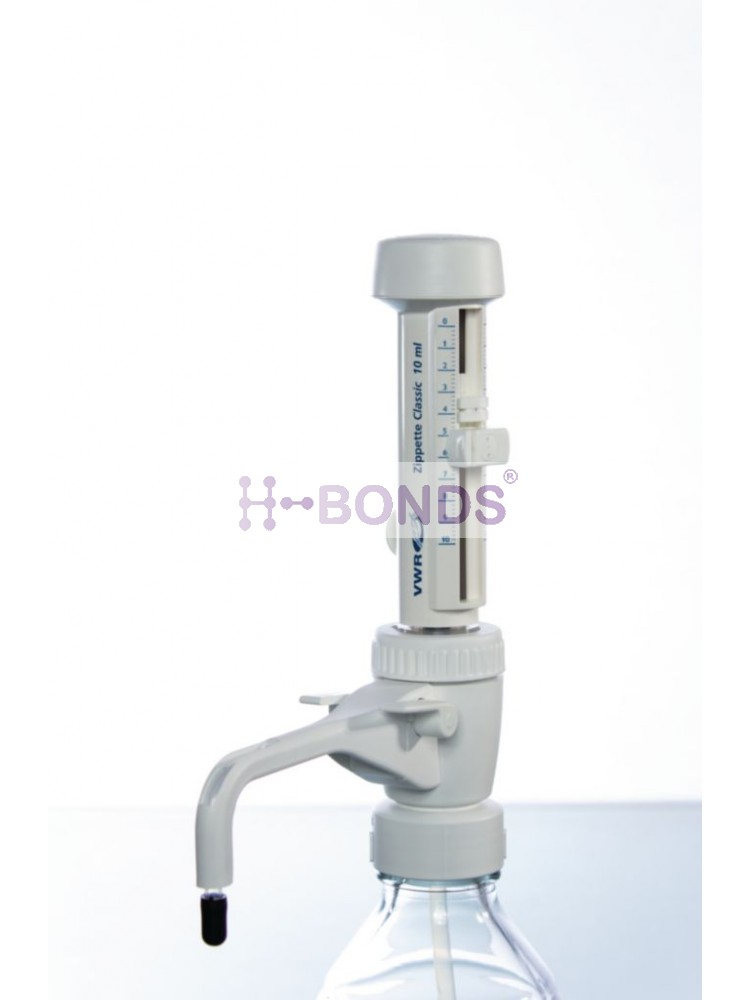 Bottle-top dispensers, Zippette Classic (1 - 10ml, Accuracy +0.3%)