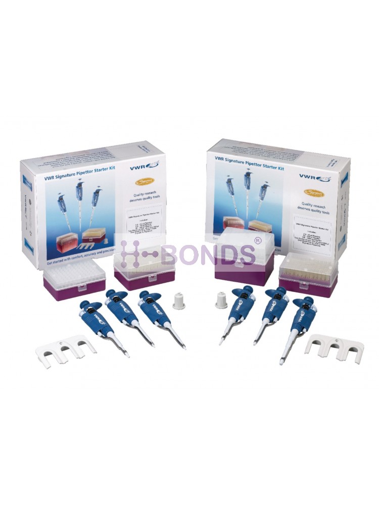 "Single channel pipettes, mechanical, variable volume, Ergonomic High Performance (EHP) - VWR 3 Pack"