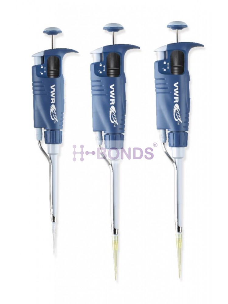 "Single channel pipettes, mechanical, variable volume, Ergonomic High Performance (EHP) - VWR 3 Pack"