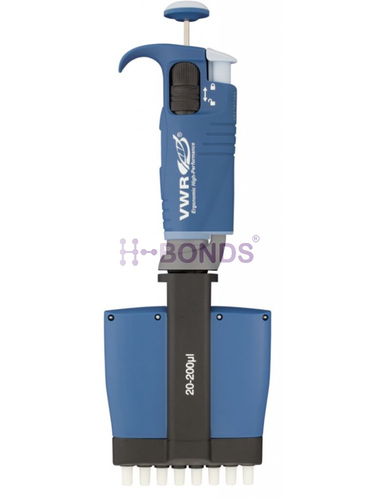 Multi-channel pipettes, mechanical, variable volume, Ergonomic High Performance (EHP) - (8 channel, 20 - 200 μl)