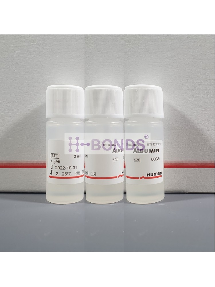 HUMAN REAGENT ALBUMIN COLORIMETRIC KIT 4X100ML