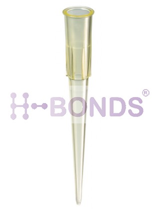 Pipette tips, Bevel Point™ style, (1 - 100 μl) - (Sterile, 10 Racks, 96 each) - Yellow