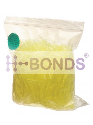 Pipette tips, Bevel Point™ style, (1 - 200 μl), Bulk (1000 tips/bag) - Yellow